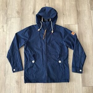 Penfield Jacket Mens Size‎ Small Full Zip Hudson Wax 65/35 Navy Blue